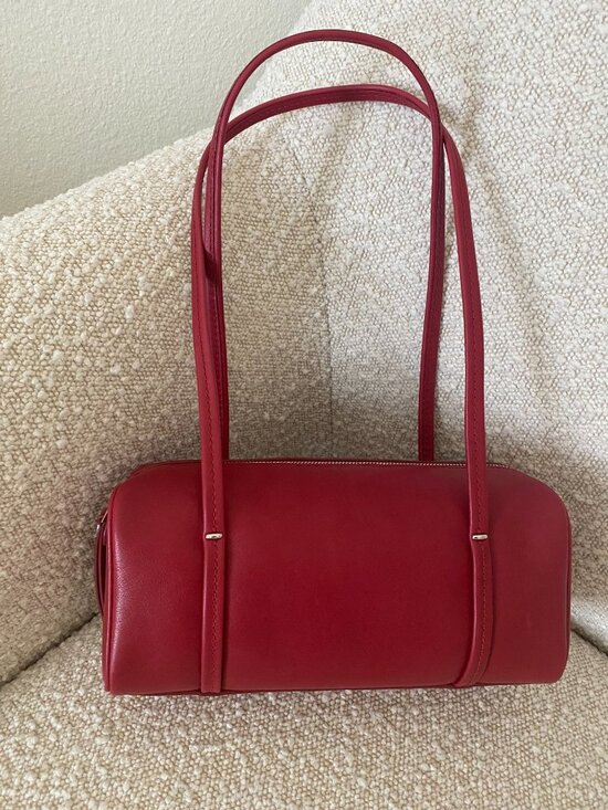 NWT Madewell The Brioche Mini Shoulder Bag in 'Scarlet' - Picture 2 of 13